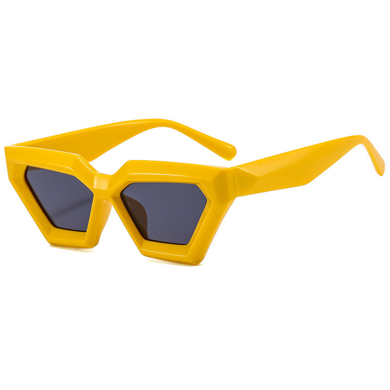 Schicke hexagonale Rahmen-Sonnenbrille  1787664534