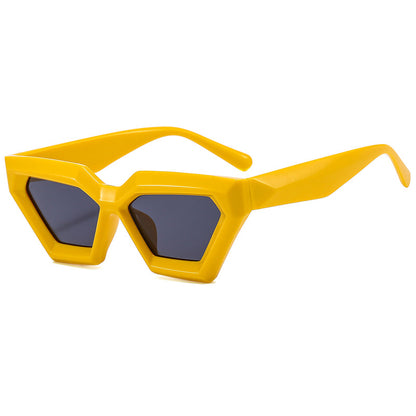 Schicke hexagonale Rahmen-Sonnenbrille  1787664534