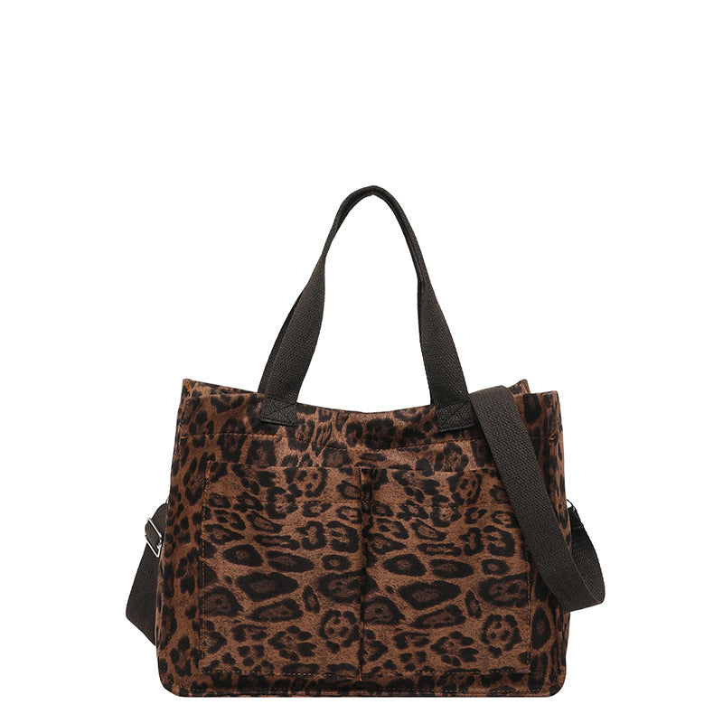 WoChic Leopardenmuster Utility Tragetasche Brehn