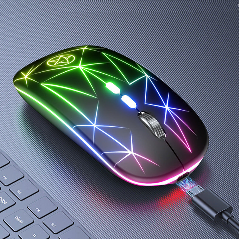 Bluetooth Gaming-Maus mit Dual-Modus und Rgb-Beleuchtung Brehn