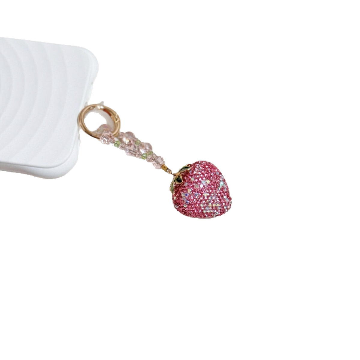 Erdbeer Charm Schlüsselanhänger Halter Brehn