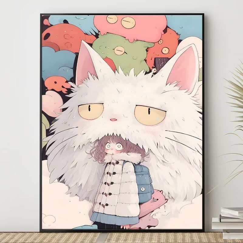 Niedliche Charakterillustration Leinwandkunst Brehn