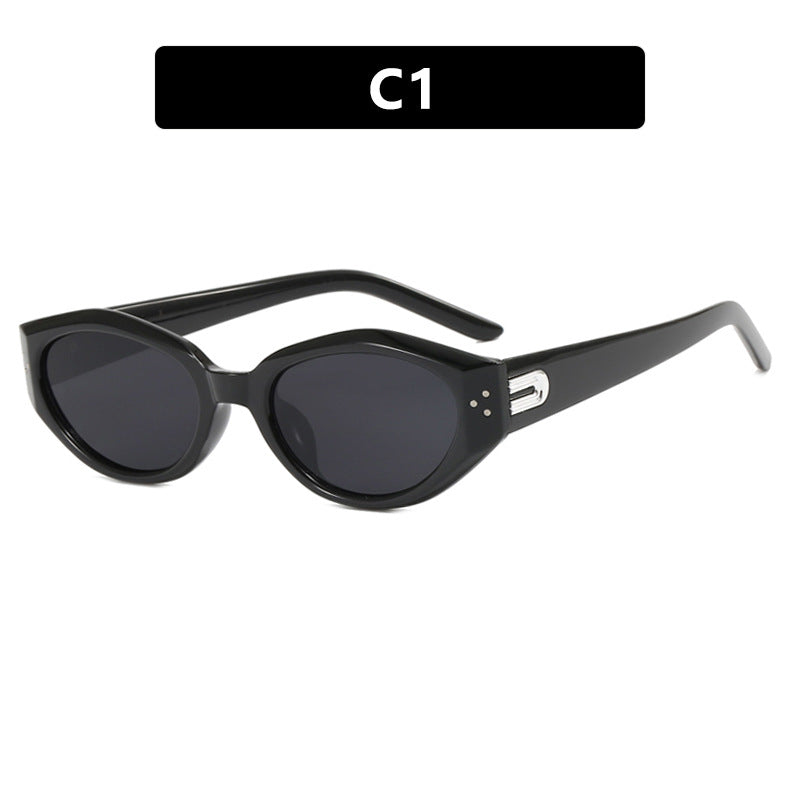 Damen Cat-Eye Sonnenbrille mit elegantem Kunststoffrahmen Brehn