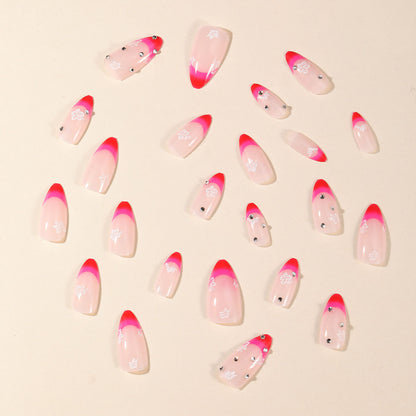 Künstlerische Ombre Nagelverlängerungen Brehn