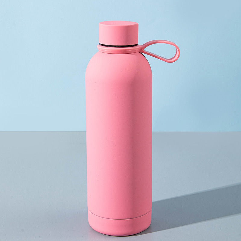Damen stilvolle Edelstahl-Trinkflasche mit innovativem Verschluss Brehn