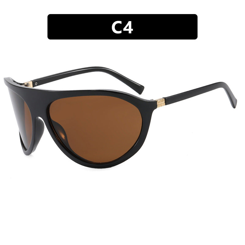 Damen Cat-Eye Sonnenbrille mit einzigartigem Design und schützendem UV-Filter Brehn