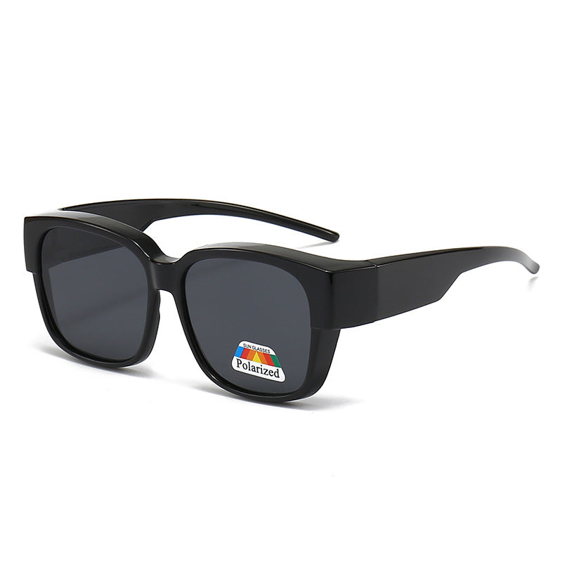 Damen stylische rechteckige Sonnenbrille mit gelben Gläsern Brehn