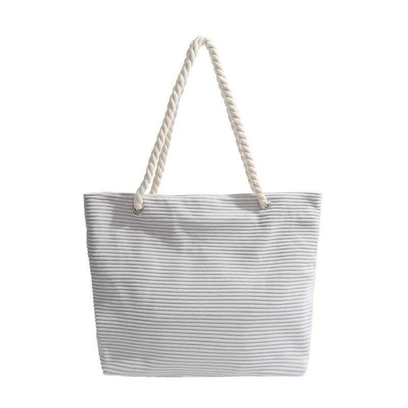Stylische strukturierte Strandtasche Brehn