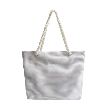 Stylische strukturierte Strandtasche Brehn