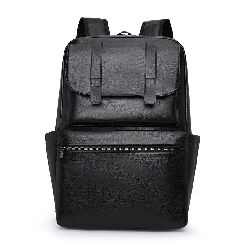 Multifunktionaler Leder Laptop-Rucksack