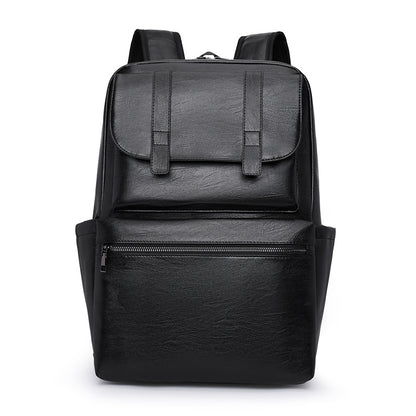 Multifunktionaler Leder Laptop-Rucksack