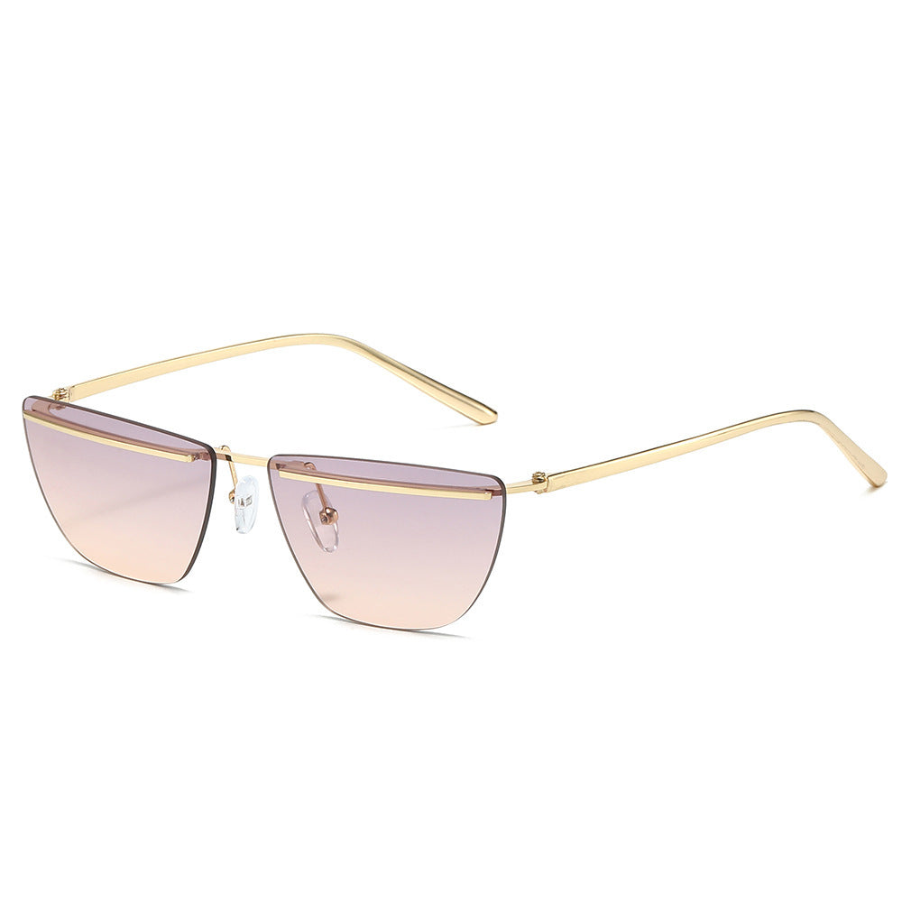 Moderne geometrische eckige Sonnenbrille Brehn