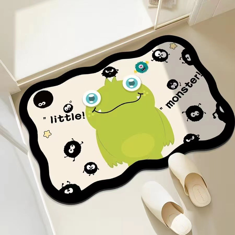 Verspielte Monster-Themen-Badmatte Brehn