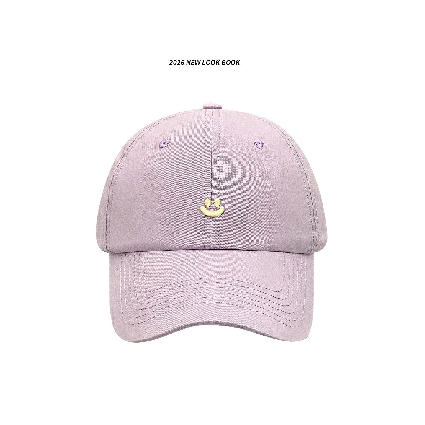 Minimalist Smile Bestickte Baseballkappe