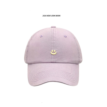Minimalist Smile Bestickte Baseballkappe