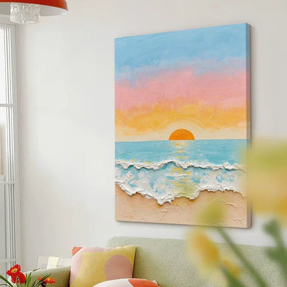Impressionistische Seelandschaft Leinwandkunst