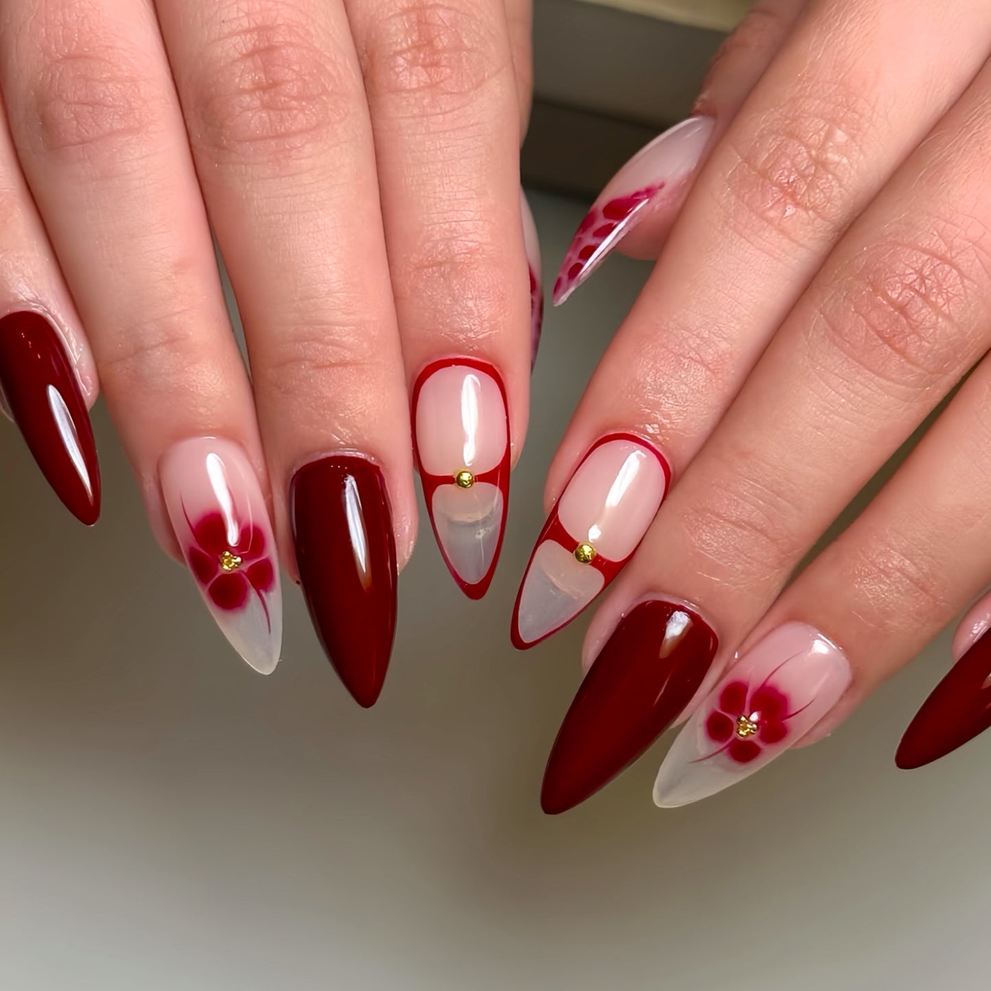 Stiletto-Nagelkunstverlängerungen Brehn