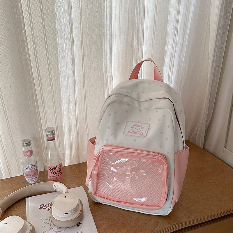 Niedlicher Sternenmuster-Rucksack