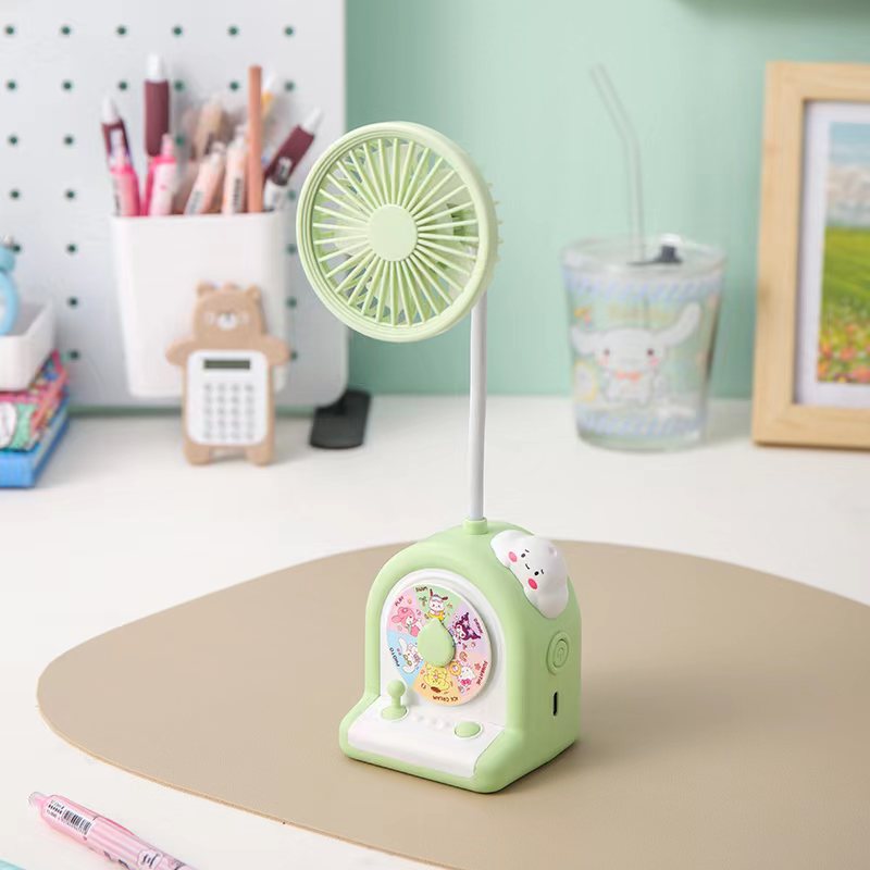Unisex Tragbarer Mini-Ventilator mit flexiblem Hals Brehn