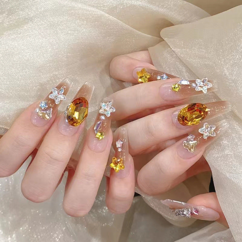 Iridescente Press-On Nagelset Brehn