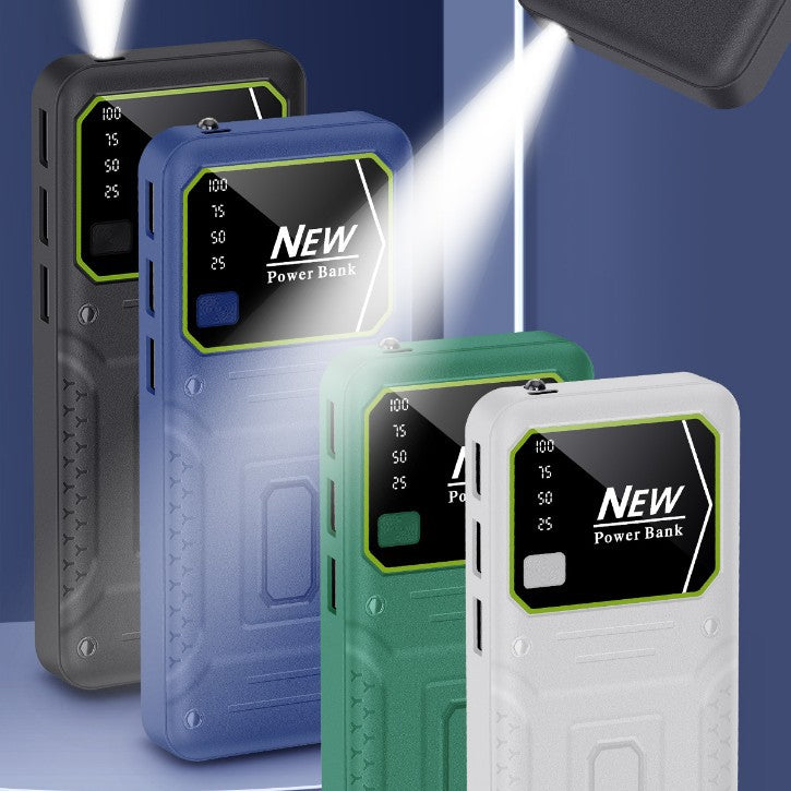 Robuste Powerbank mit Präziser Digitaler Ladestandanzeige Brehn