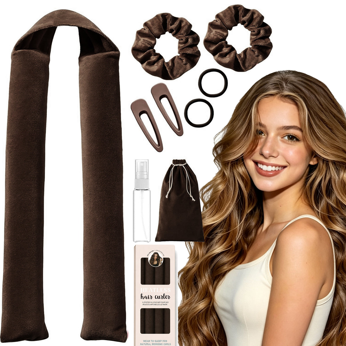 Hitzefreies Haarlocken-Kit