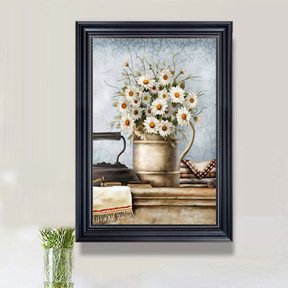 Vintage Blumige Wanddekoration Druck