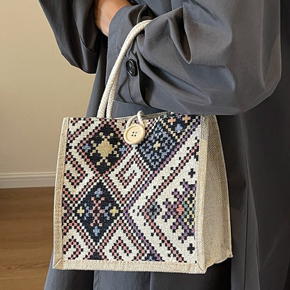 Artisan Textile Mini Tragetasche