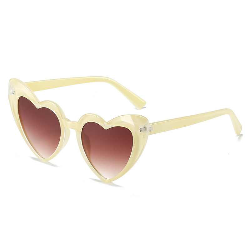 Damen Herzförmige Sonnenbrille im innovativen Design Brehn