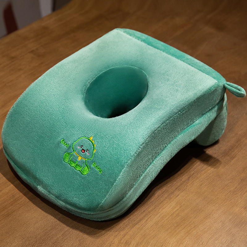 Plüsch Nackenstützkissen mit ergonomischer Aussparung Brehn