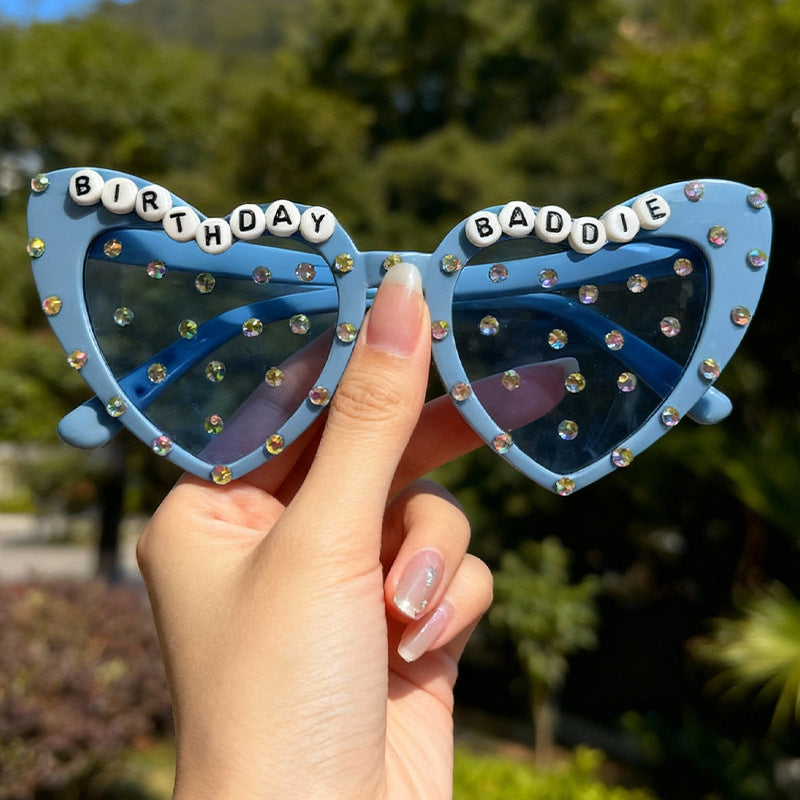 Herzförmige Statement-Sonnenbrille Brehn