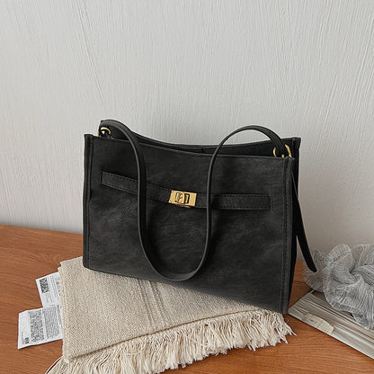 Elegante Leder Tote Bag