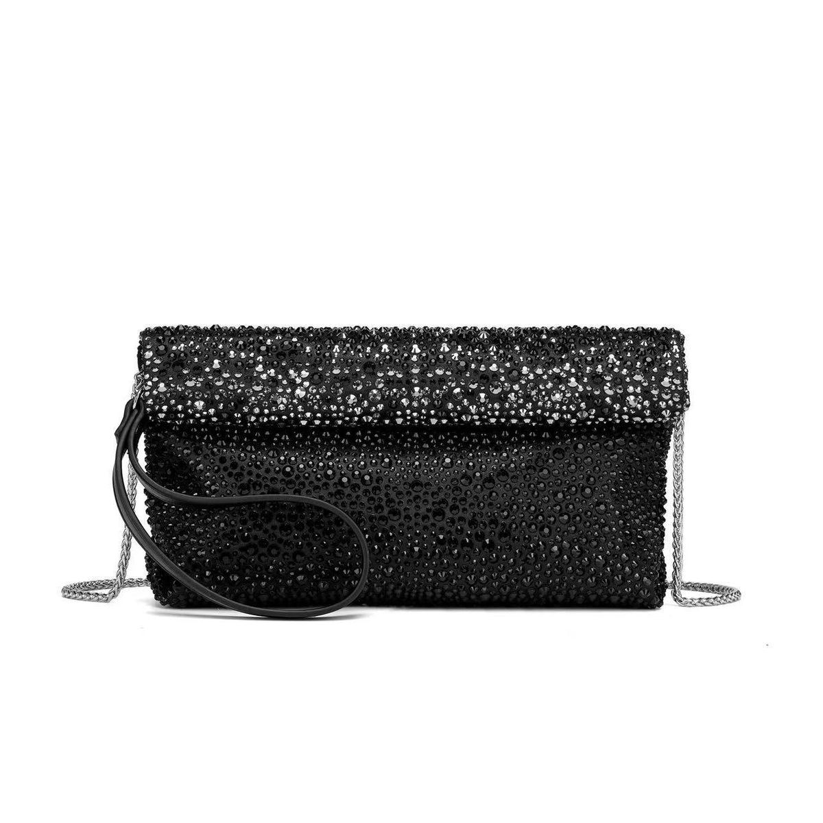 Glänzende Perlen Clutch Tasche