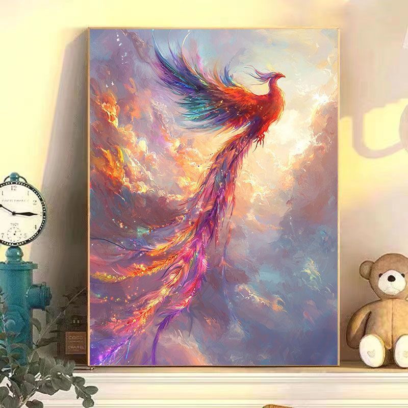 Abstract Phoenix Wandkunst Druck Brehn