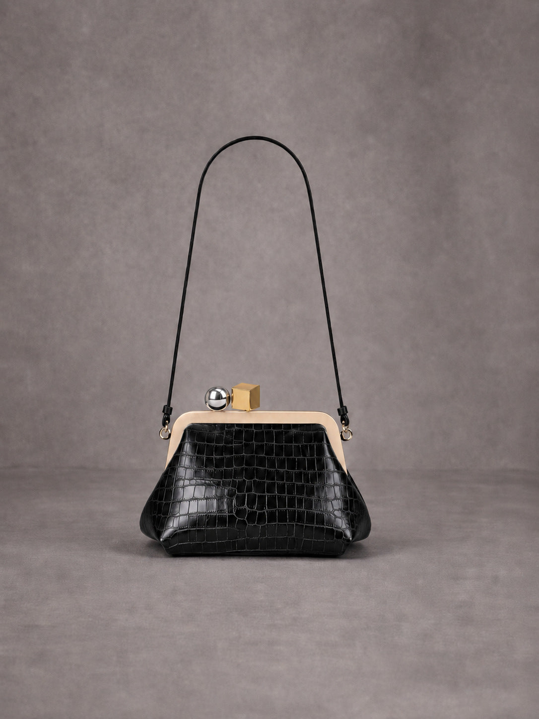 Elegante Krokodil-Effekt Handtasche