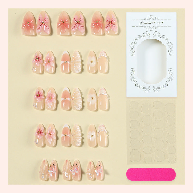 Dekoratives Floral Press-On Nagelkunst Set Brehn 1788495790