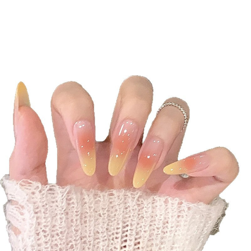 Press-On-Nagelspitzen mit Ombre-Design Brehn