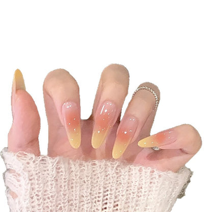 Press-On-Nagelspitzen mit Ombre-Design Brehn