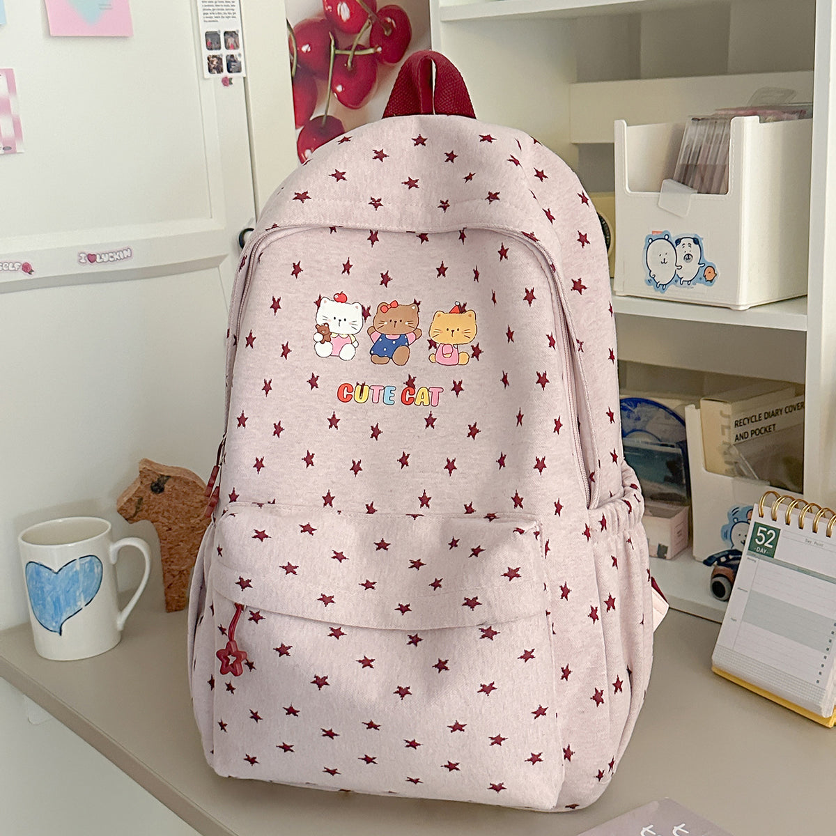 Niedlicher Cartoon-Charakter-Rucksack Brehn