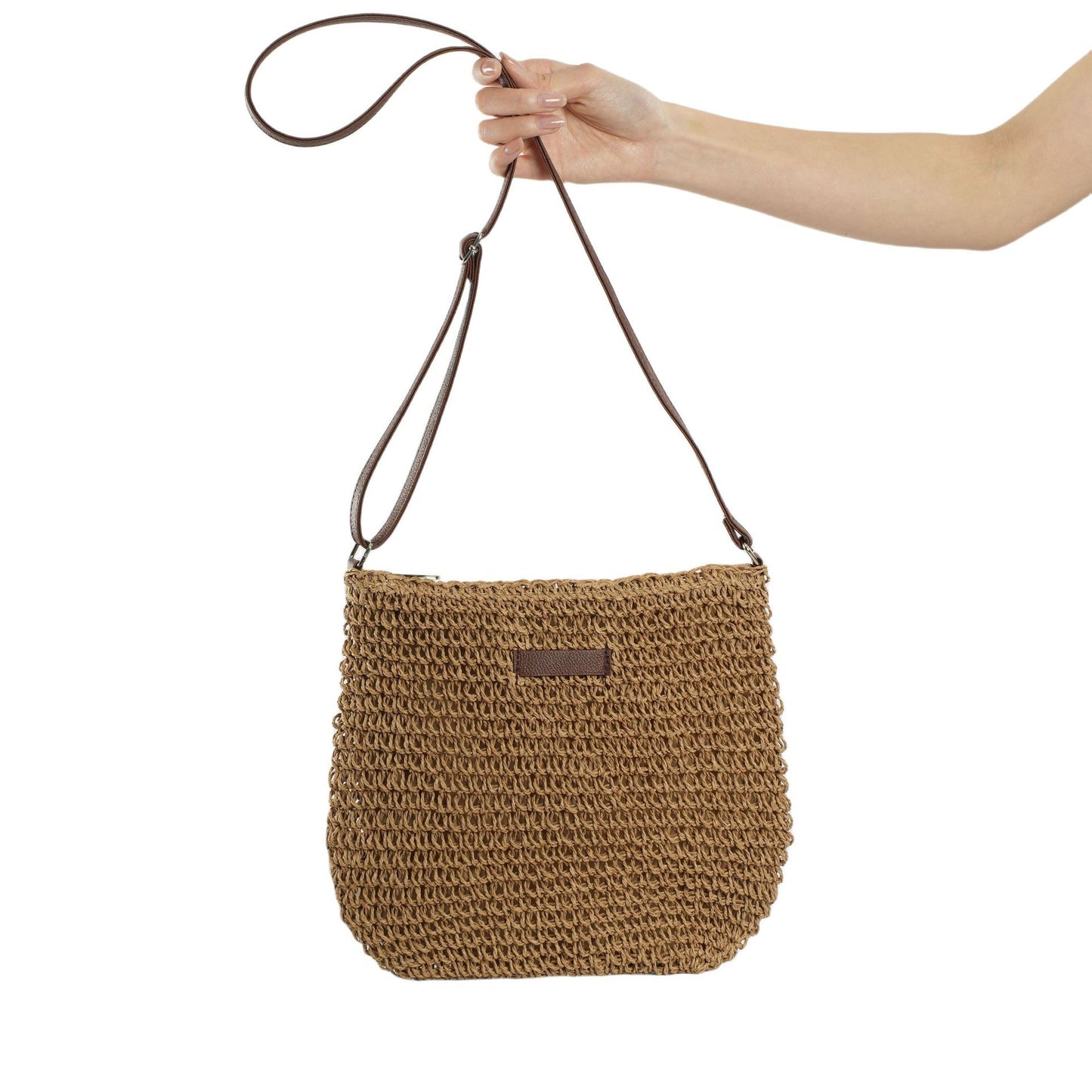 Handgefertigte Rattan-Umhängetasche Brehn