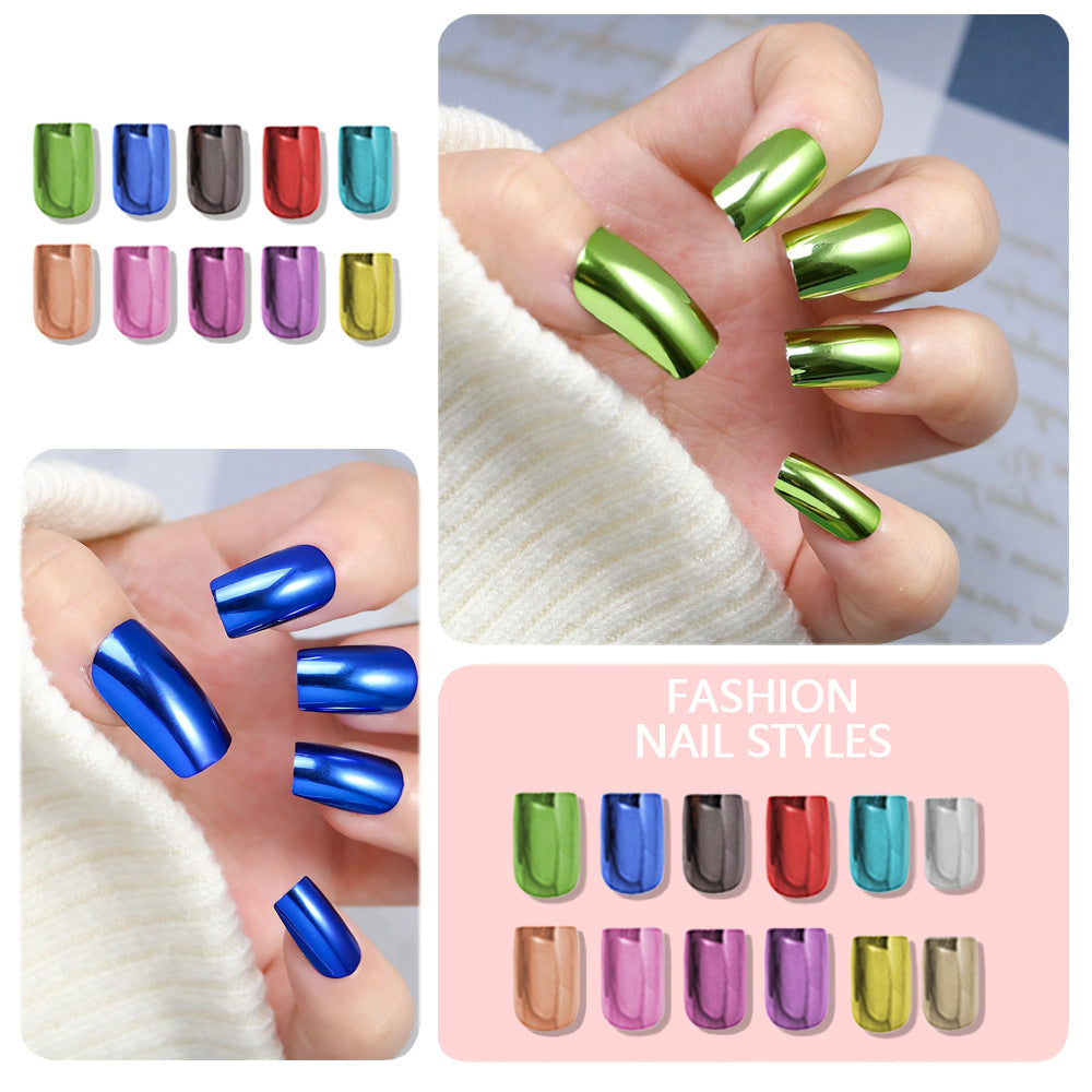 Metallic Polish Press-On Nail Set Brehn