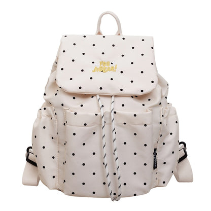 Stilvolle gepunktete bedruckte Rucksack Brehn