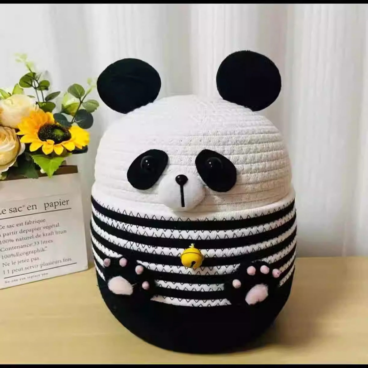 Lustiger Sitzpuff Im Pandadesign Brehn