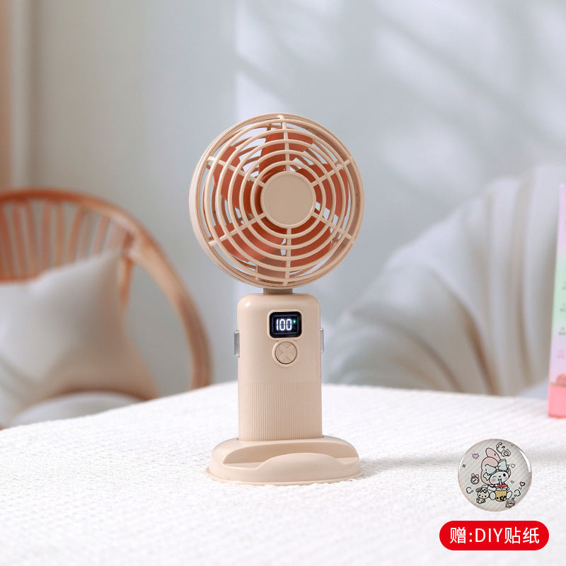 Damen tragbarer Mini Ventilator mit digitaler Geschwindigkeitsanzeige Brehn
