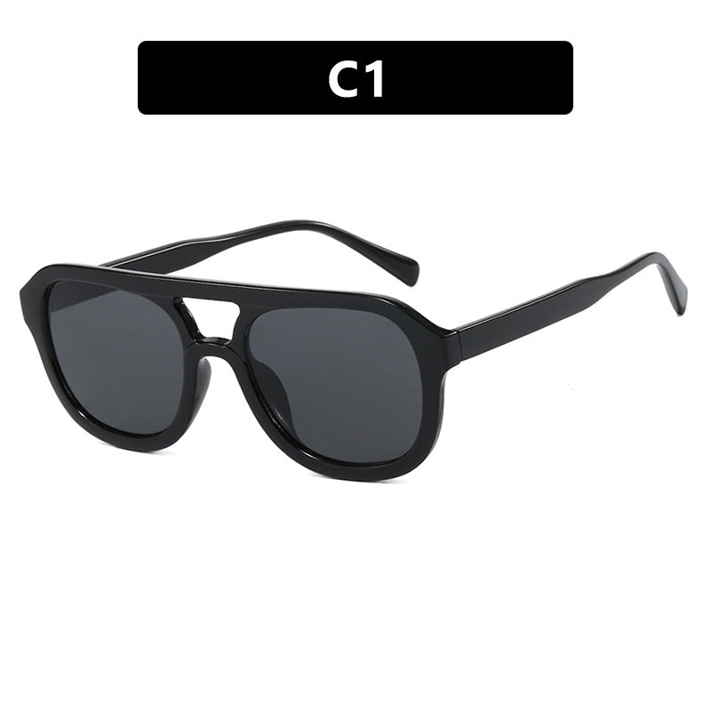 Damen modische Sportsonnenbrille mit breitem, flexiblen Rahmen Brehn