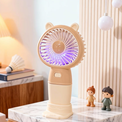 Damen Tragbarer Handventilator im niedlichen Bärendesign Brehn