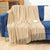 Damen kuschelige Strickdecke Brehn