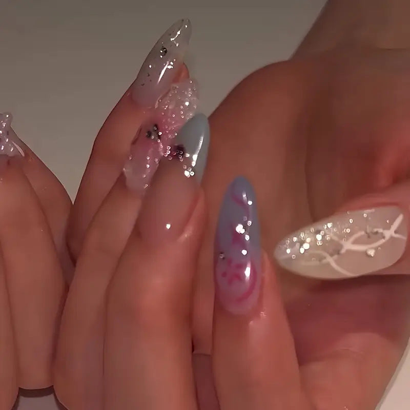 Künstlerische Gel Nagelverlängerungen Brehn