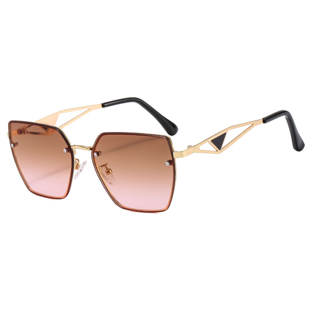 Damen geometrische Sonnenbrille mit filigranem Design Brehn