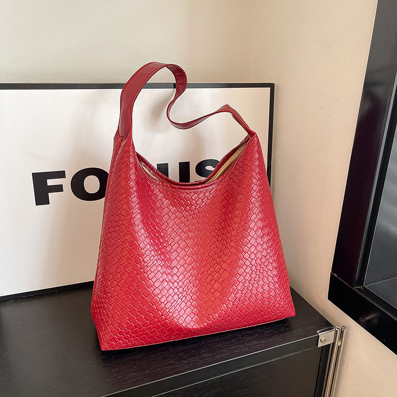 Strukturierte Leder Tasche